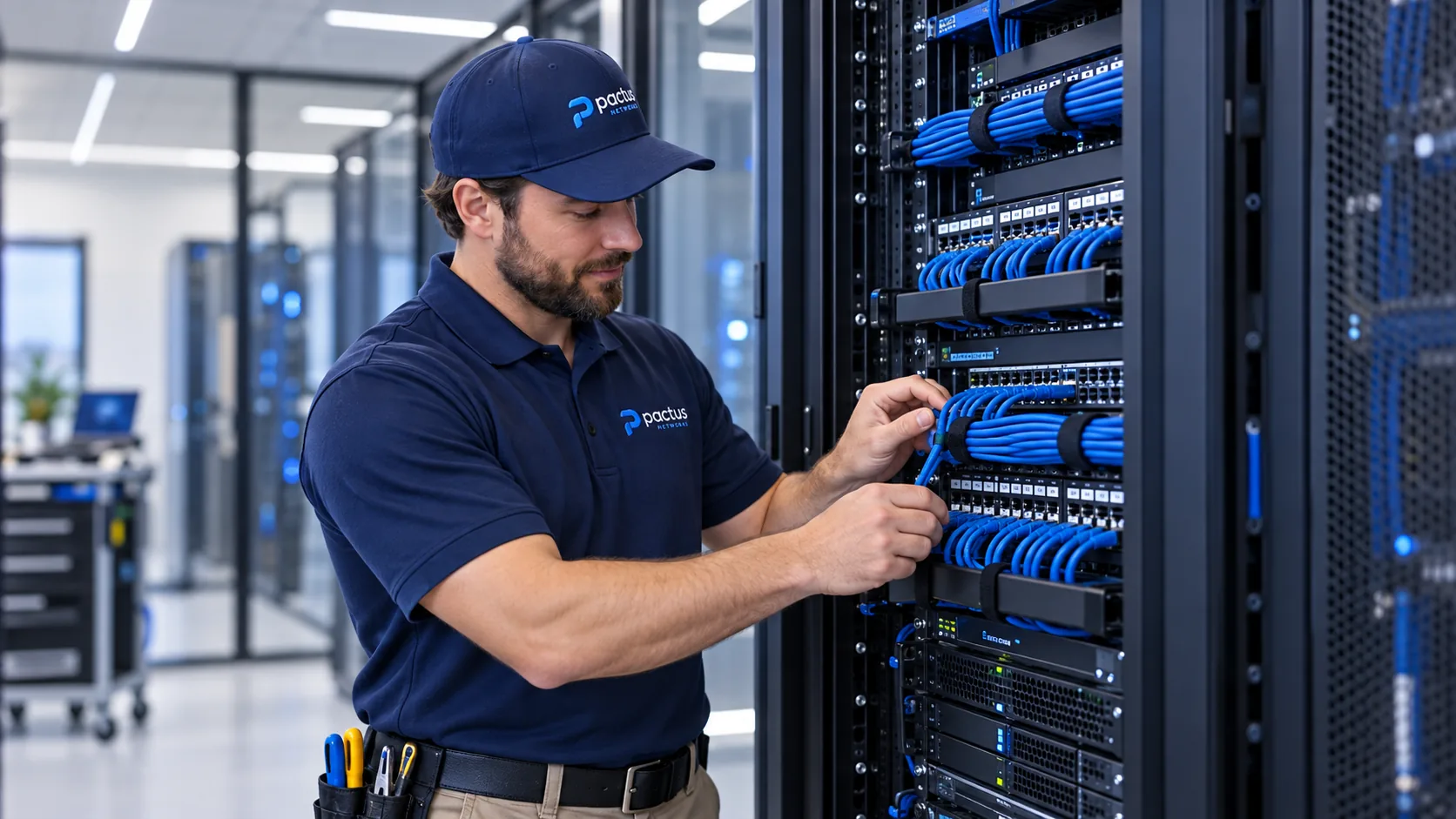Data Centers & Server Rooms network infrastructure by Pactus Networks