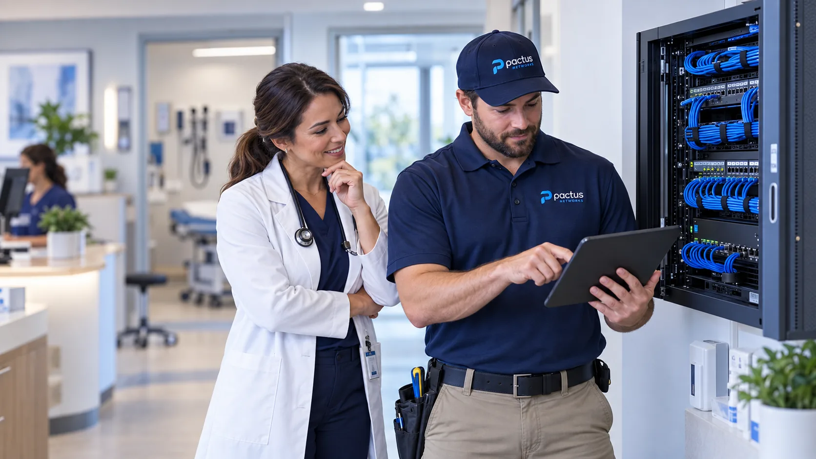 Healthcare & Medical network infrastructure by Pactus Networks