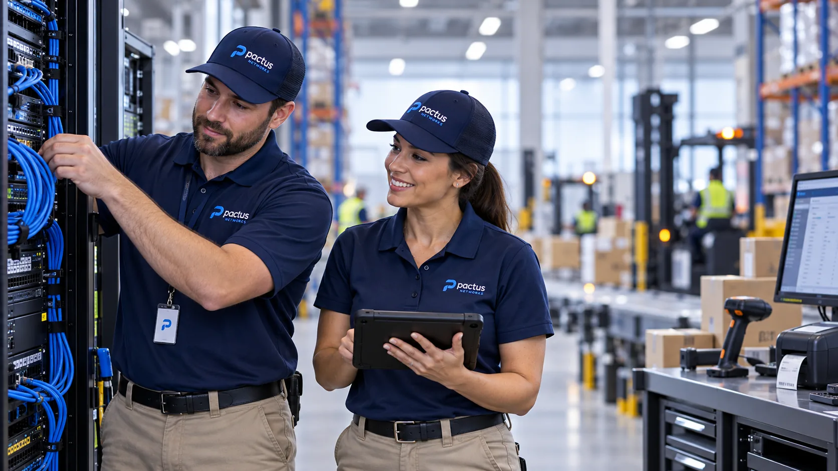 Manufacturing network infrastructure by Pactus Networks